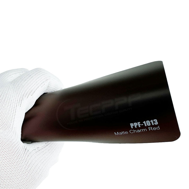 Matte Charm Colorato rosso Ppf Wrap 8mil Cambiamento di colore Pellicola di protezione della vernice