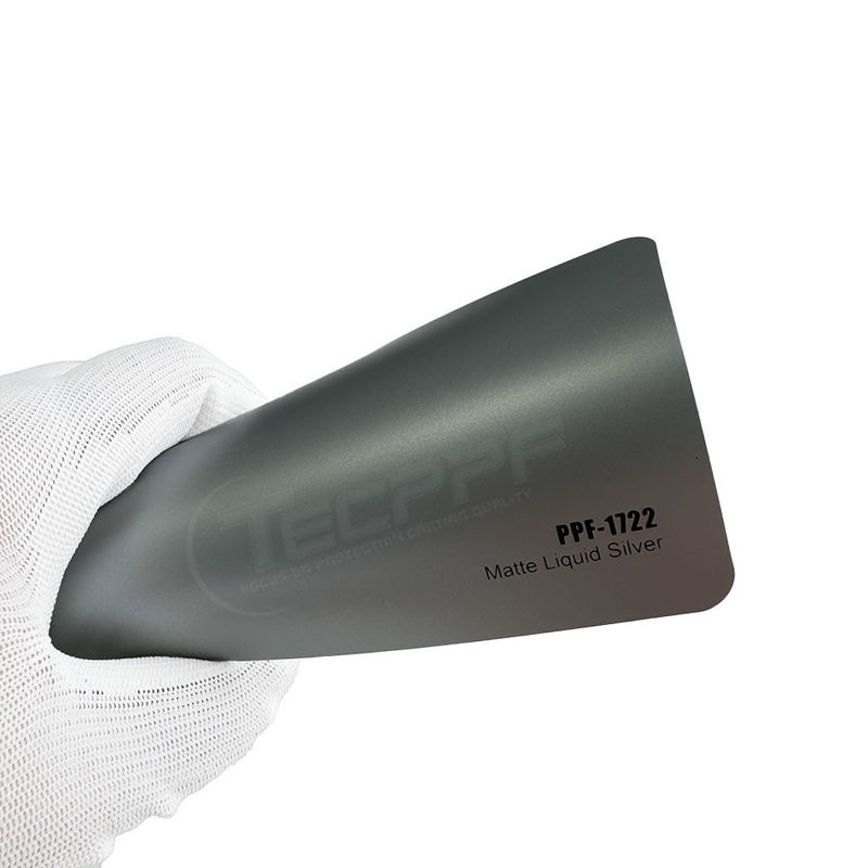 Matte Liquid Silver Ppf Color Wrap 8mil Color Change Paint Protective Film