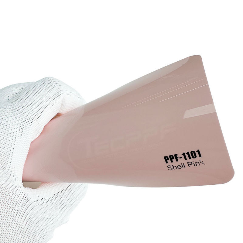 Pellicola di protezione per il cambiamento di colore Shell Pink 8mil 1.52x16m / 60inchx53ft con colla Ashland