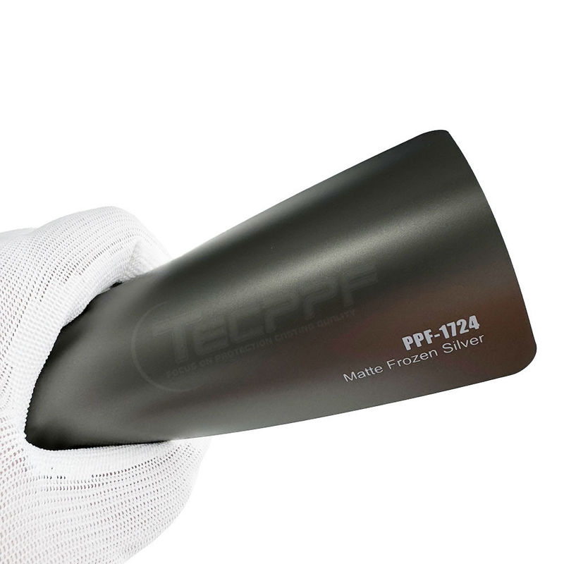 8 millimetri Matte Frozen Silver Color Heat Healing TPU Lubrizol Color Change Paint Protective Film