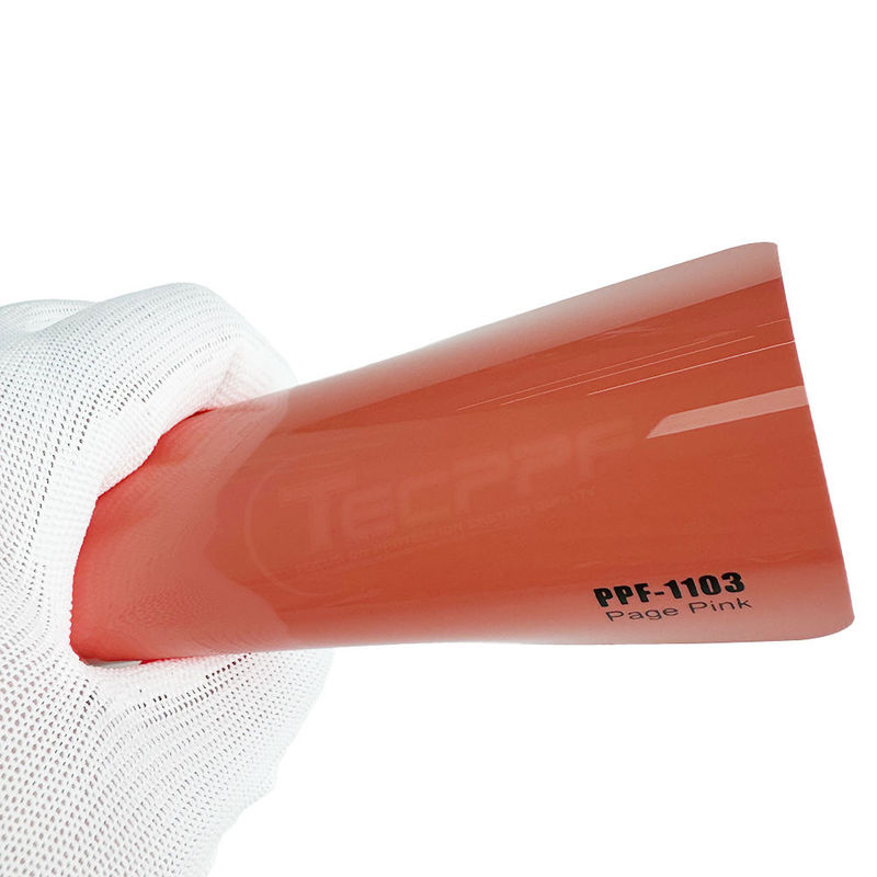 Spessore di 8 millimetri Pagina di guarigione da calore Cambiamento colore rosa Vernice pellicola protettiva auto Ppf Wrap