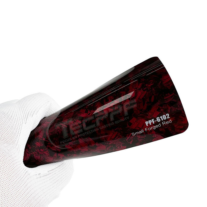 Automotive Small Forged Red Paint Protection Film 8mil Rock Chip Protection ppf film per auto