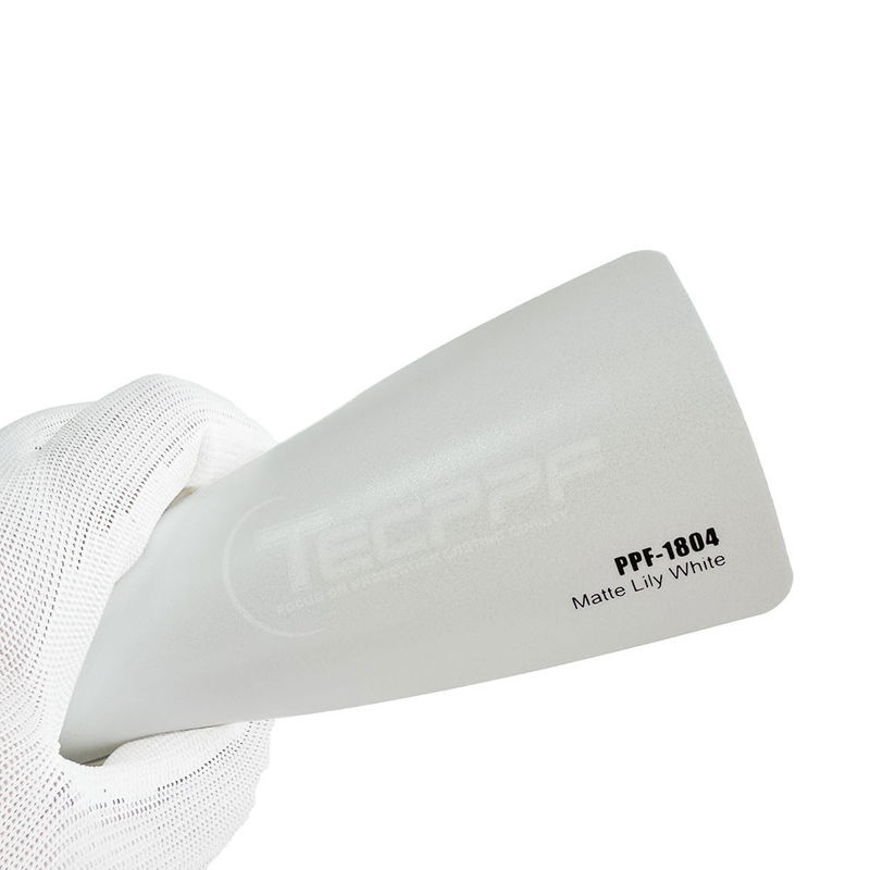 Calore di guarigione Matte Lily Bianco Colore 8mil Cambiamento di colore Vernice di protezione film realizzato con TPU lubrificante