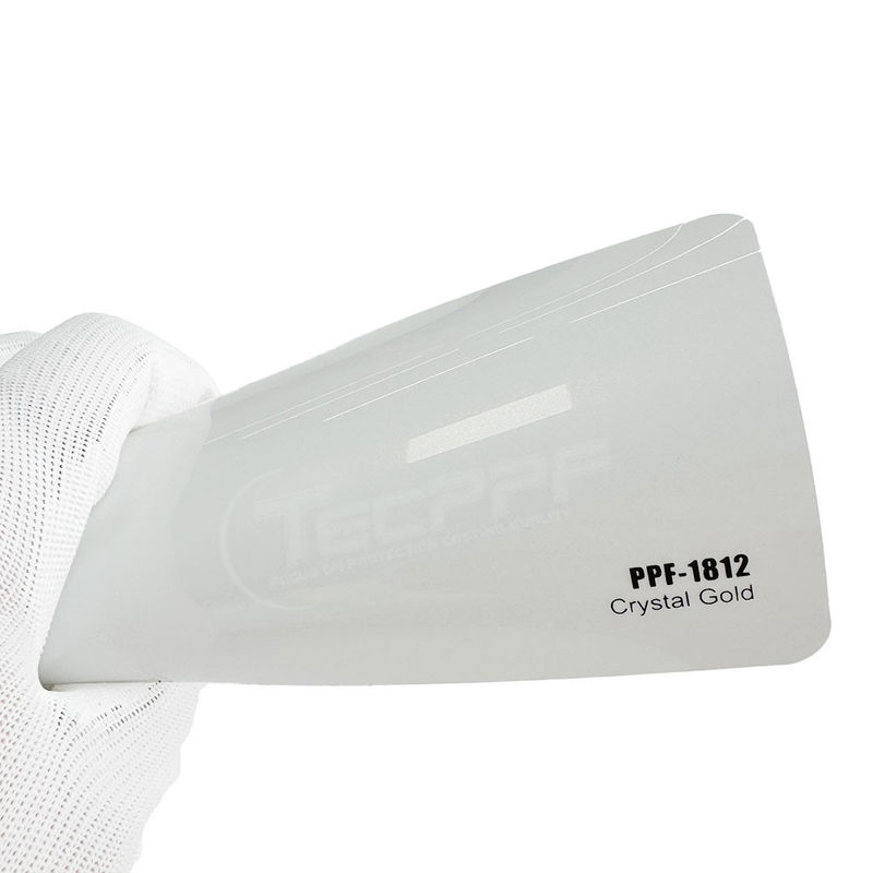 Strato polimerico idrofobico Colore oro cristallino 8mil Cambiamento di colore Vernice di protezione 1.52x16m / 60inchx53ft