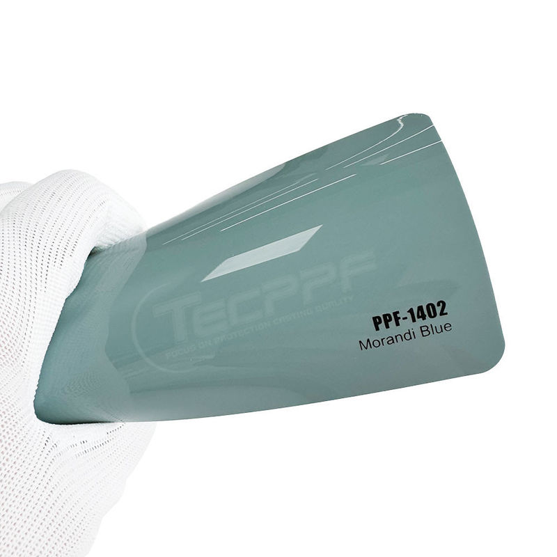 PPF-1402 Morandi Blue Color Paint Protective Film di qualità professionale