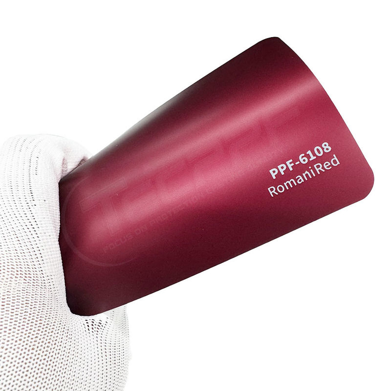 PPF-6108 Romani Ppf film di colore rosso resistente all'abrasione