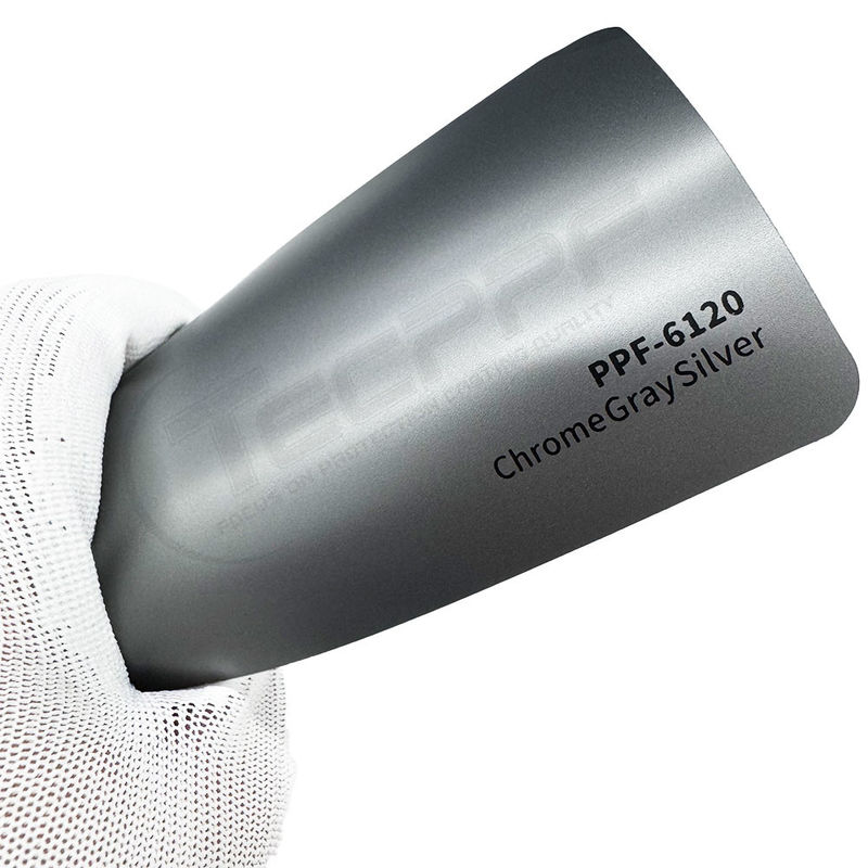 PPF-6120 Cromo Grigio Argento Colore Vernice Protezione Film 8 Mil resistente agli graffi