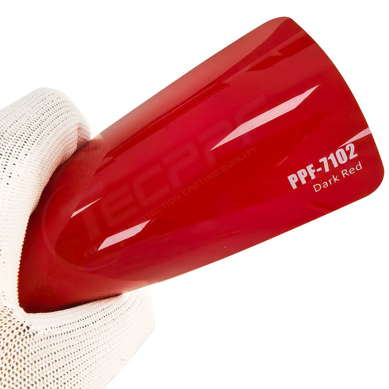 PPF-7102 Pellicola protettiva di vernice di colore rosso scuro per graffi auto