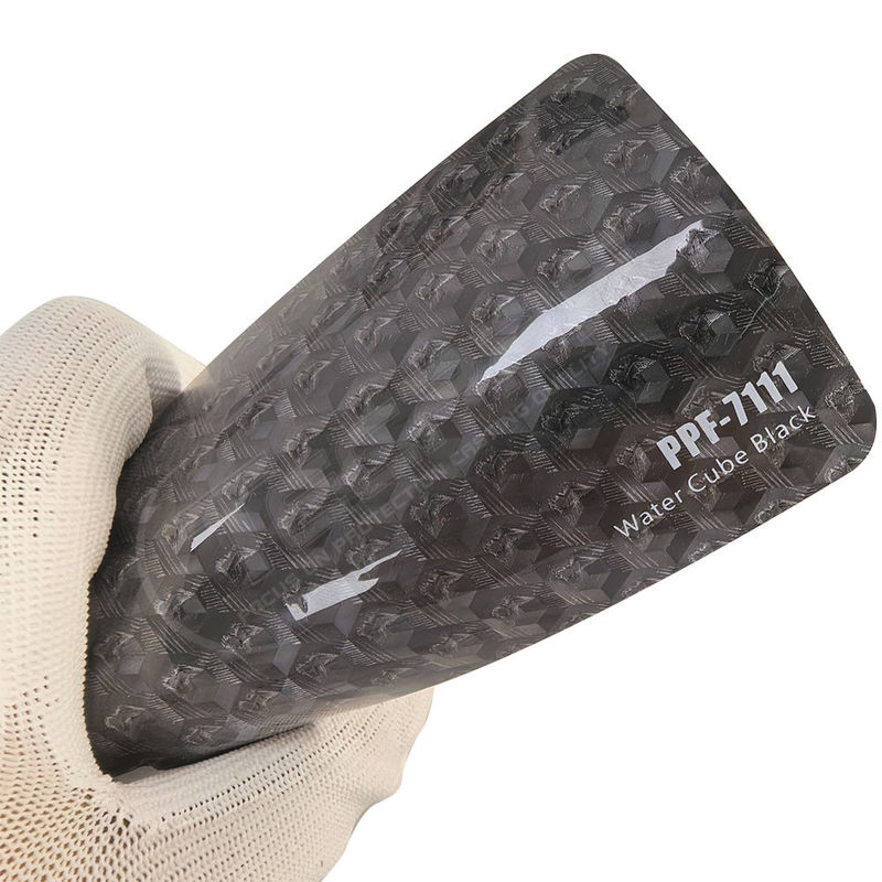 PPF-7111 Water Cube Black Color Paint Protective Film per le graffiature delle automobili