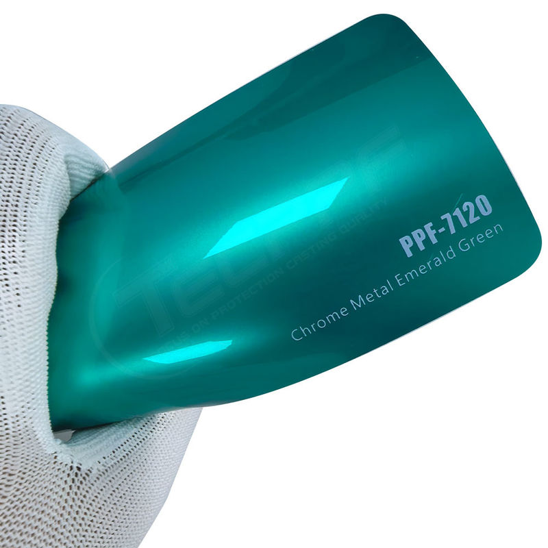 PPF-7120 Cromo Metal Smeraldo Verde Pellicola di Protezione da Rischi per Auto