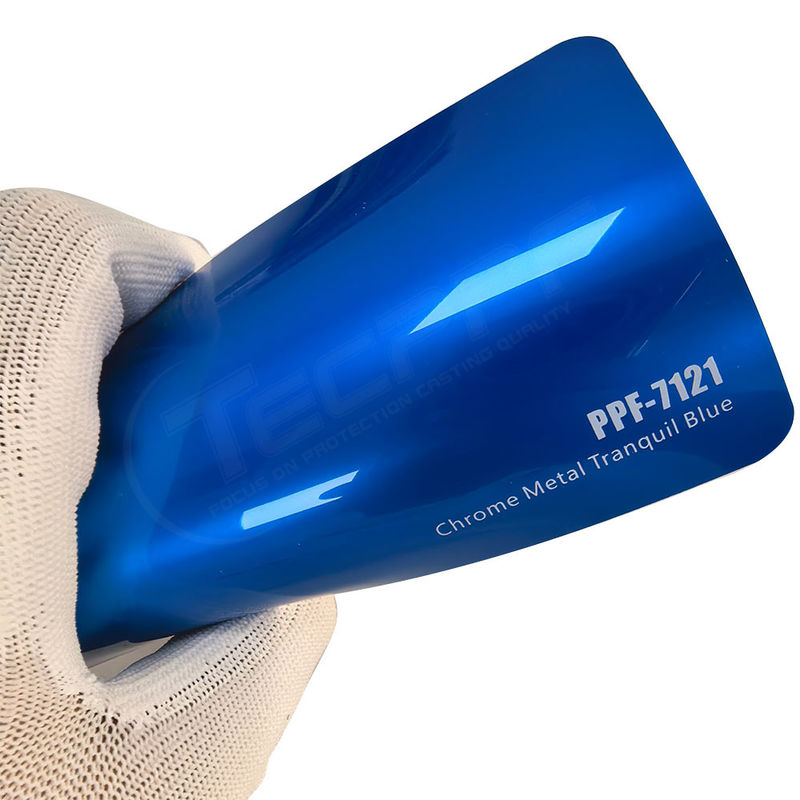 PPF-7121 Cromo Metal Tranquil Blue Color Paint Protective Film per graffi auto