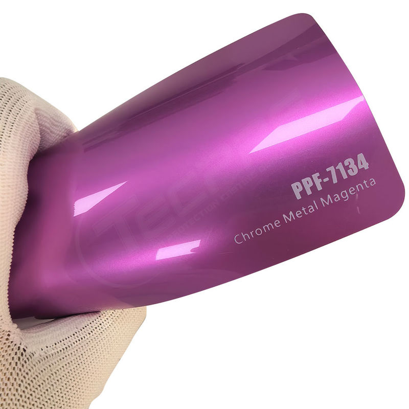 PPF-7134 Cromo Metal Magenta Pellicola di protezione della vernice a colori per graffi auto