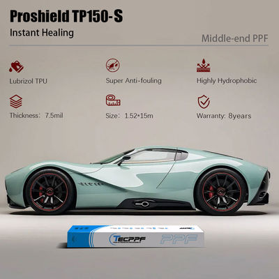 TP150-S Pellicola protettiva di vernice lucida guarigione istantanea 7.5mil PPF Reggiseno trasparente per auto