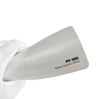 Strato polimerico idrofobico Ceramica opaca Bianco Colore 8mil Cambio di colore Vernice Protezione Film 1.52x16m / 60inchx53ft