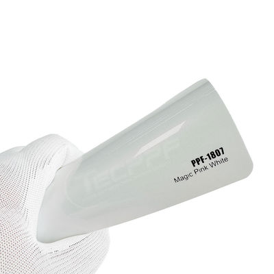 1.52x16m / 60inchx53ft Magic Pink White Color 8mil Color Change Paint Protective Film con colla Ashland