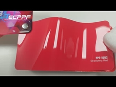 PPF-1002 Colore rosso fragola, pellicola di protezione da cambiamento di colore da 8 millimetri